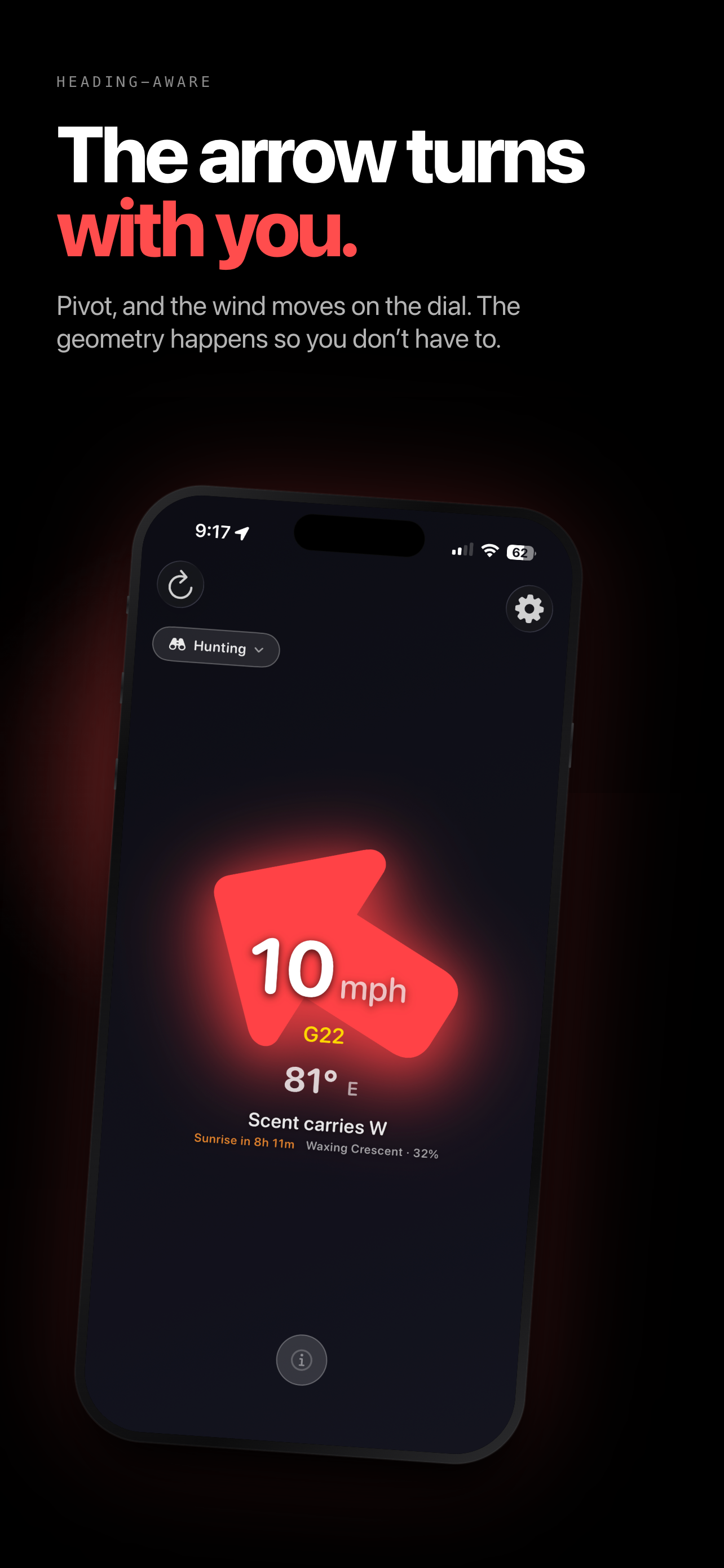 Relative Wind Compass screenshot