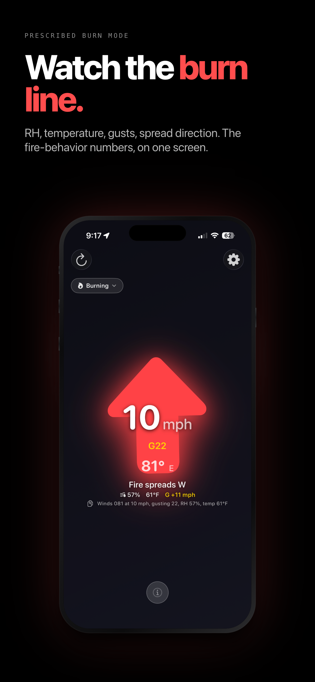 Relative Wind Compass screenshot